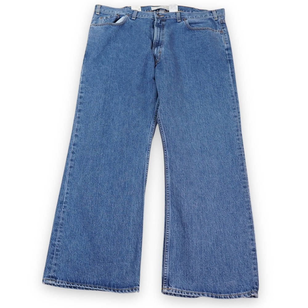 VTG Gap Jeans Men 42x30 Blue Boot Fit Cut Medium Wash Made USA Cowboy Biker